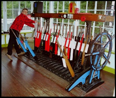 Alston Signal Box - Steve Beer is the Signalman