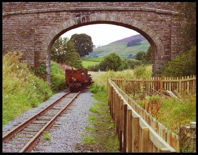 View towards Slaggyford.